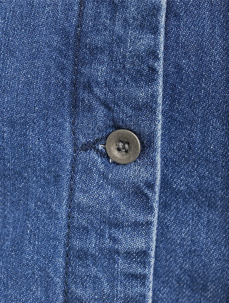 Denim Shirt Dress