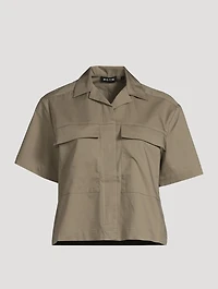 Cropped Utility Shirt