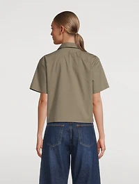 Cropped Utility Shirt