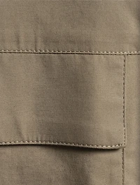 Cropped Utility Shirt