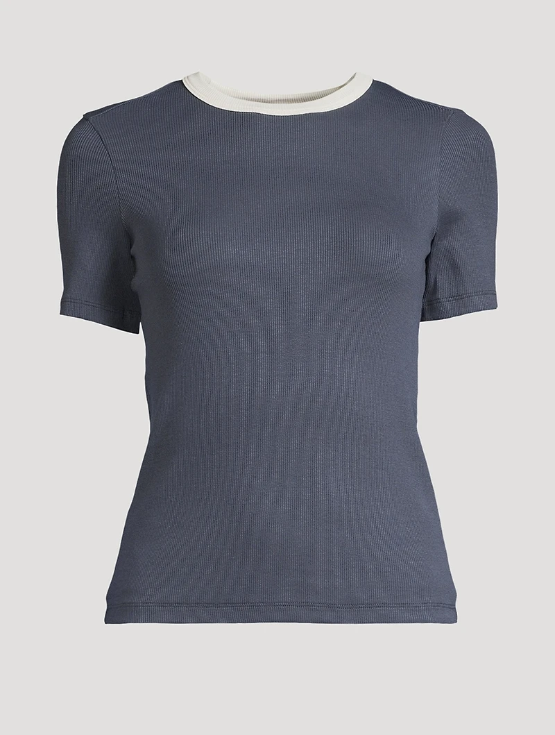 Fitted Rib T-Shirt