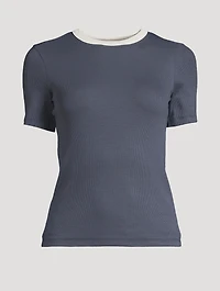 Fitted Rib T-Shirt