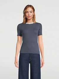 Fitted Rib T-Shirt