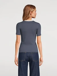 Fitted Rib T-Shirt
