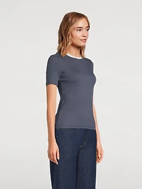 Fitted Rib T-Shirt