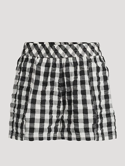 Get Free Seersucker Shorts Gingham Print
