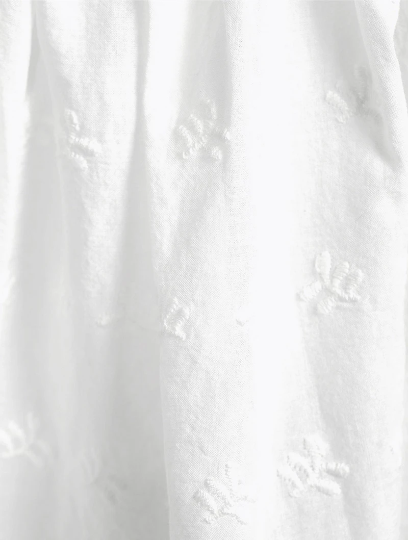 Marina Eyelet Cotton Tank Top