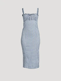 Lucinda Midi Dress Gingham Print