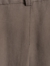 Cropped Wide-Leg Trousers