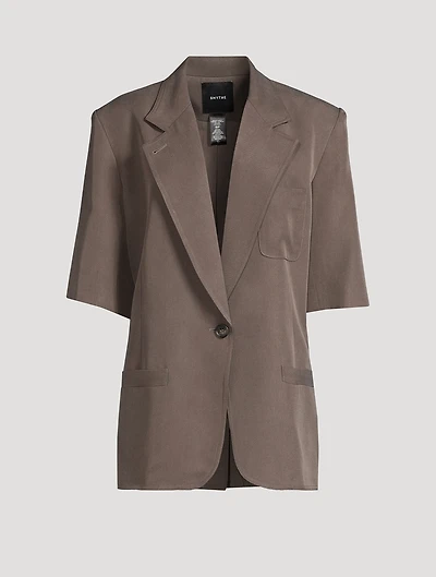 Short-Sleeve Blazer