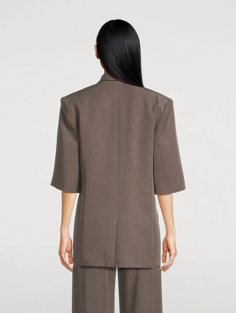 Short-Sleeve Blazer
