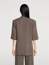 Short-Sleeve Blazer