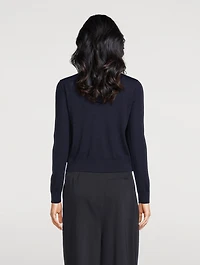 Layered Wool Cardigan