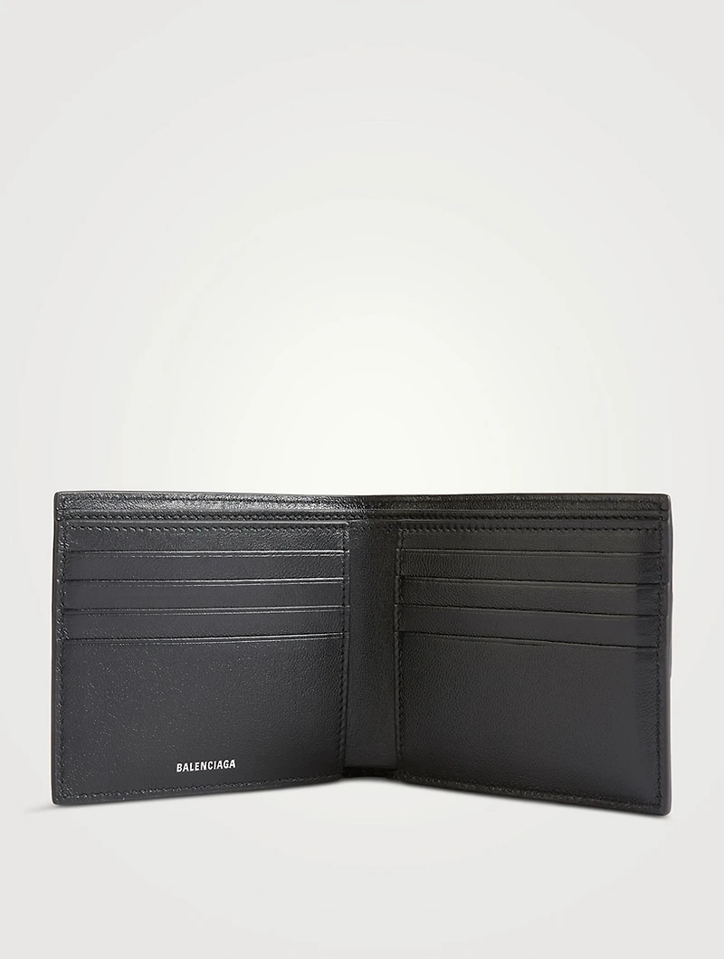 Superbusy Square Folded Leather Wallet