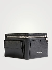 Superbusy Square Folded Leather Wallet