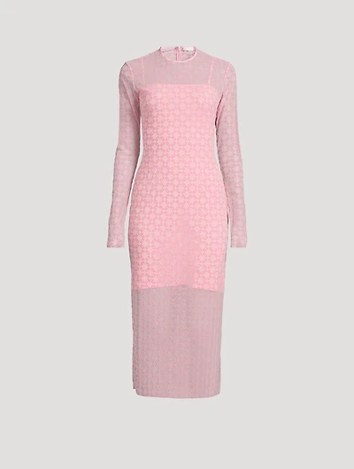 Monogram 72 Tulle Midi Dress