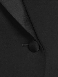 Double-Breasted Wool Tuxedo Jacket