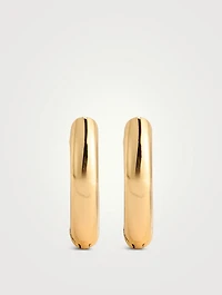 Plain Amalfi Huggie Hoop Earrings