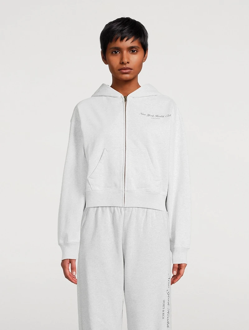 NY Health Club Zip Hoodie