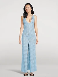 Lace Raschel Cover-Up Dress