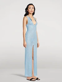 Lace Raschel Cover-Up Dress