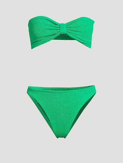 Jean Bandeau Bikini Set