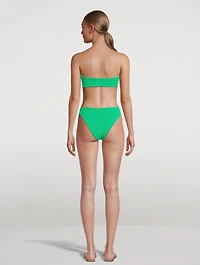 Jean Bandeau Bikini Set