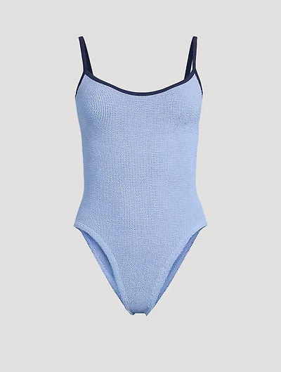 Pamela Contrast One-Piece Swimsuit