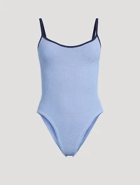 Pamela Contrast One-Piece Swimsuit