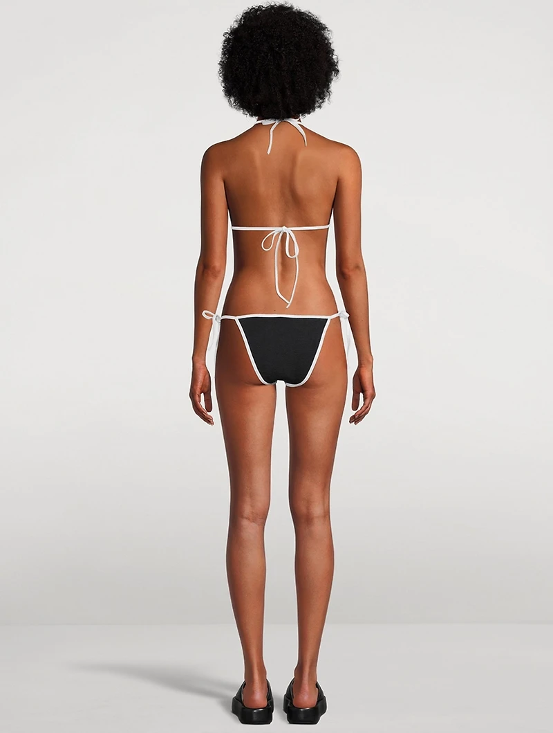 Gina Contrast Triangle Bikini Set
