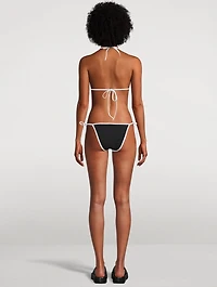 Gina Contrast Triangle Bikini Set