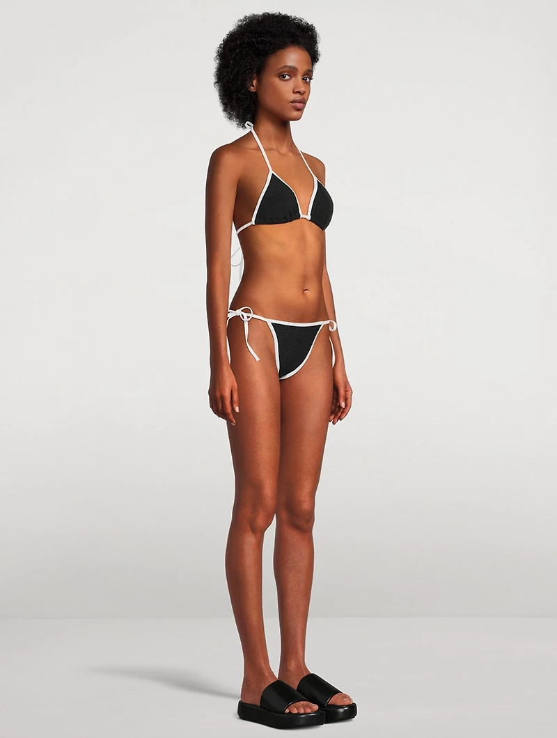 Gina Contrast Triangle Bikini Set