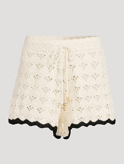 Rhiannon Crochet Shorts