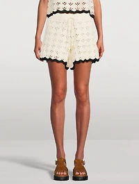 Rhiannon Crochet Shorts