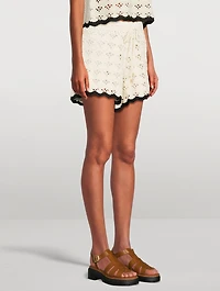 Rhiannon Crochet Shorts