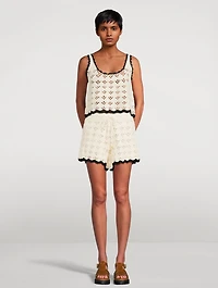 Rhiannon Crochet Shorts