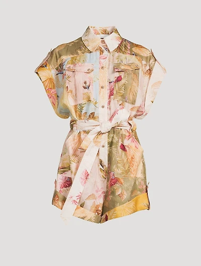Ascension Belted Linen Jumpsuit