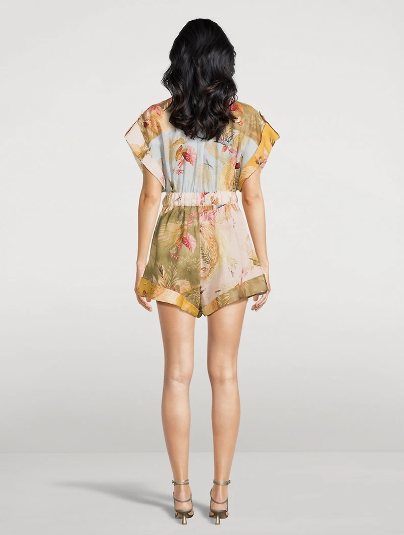 Ascension Belted Linen Jumpsuit