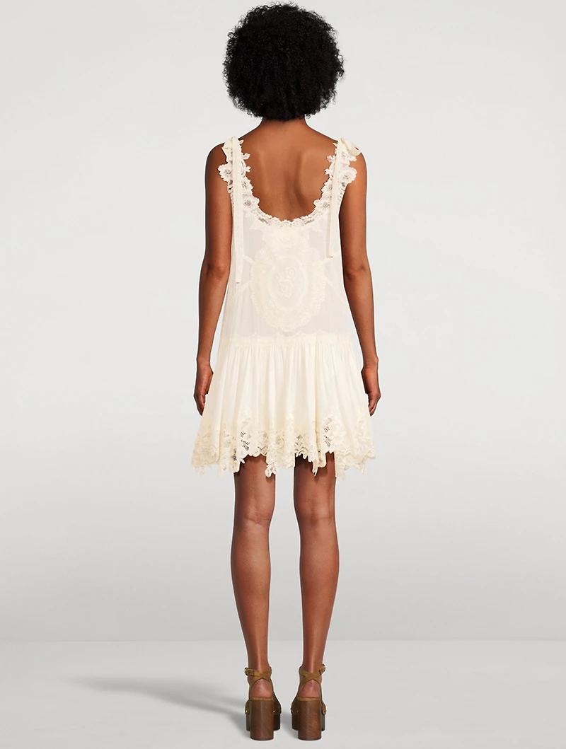 Cascadian Lace Mini Dress