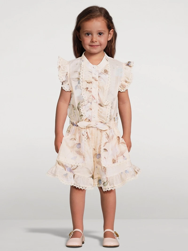 Cascadian Cotton Frill Playsuit
