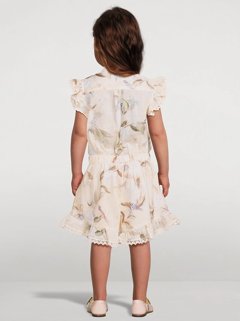 Cascadian Cotton Frill Playsuit
