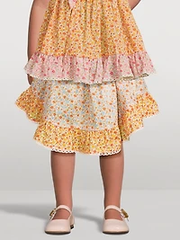 Lucky Frill Tie Top Floral Print