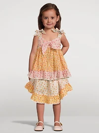 Lucky Frill Tie Top Floral Print