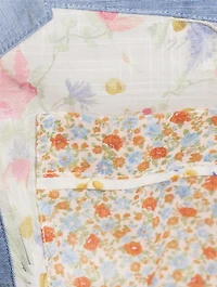 Lucky Pocket Playsuit Floral Print