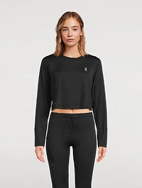 Train Long-Sleeve Cropped T-Shirt