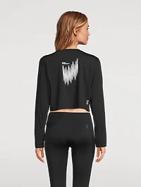 Train Long-Sleeve Cropped T-Shirt