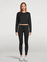 Train Long-Sleeve Cropped T-Shirt