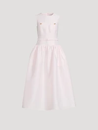 Taffeta Midi Dress