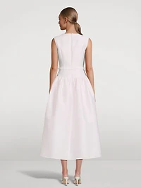 Taffeta Midi Dress