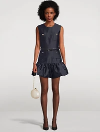 Taffeta Mini Dress